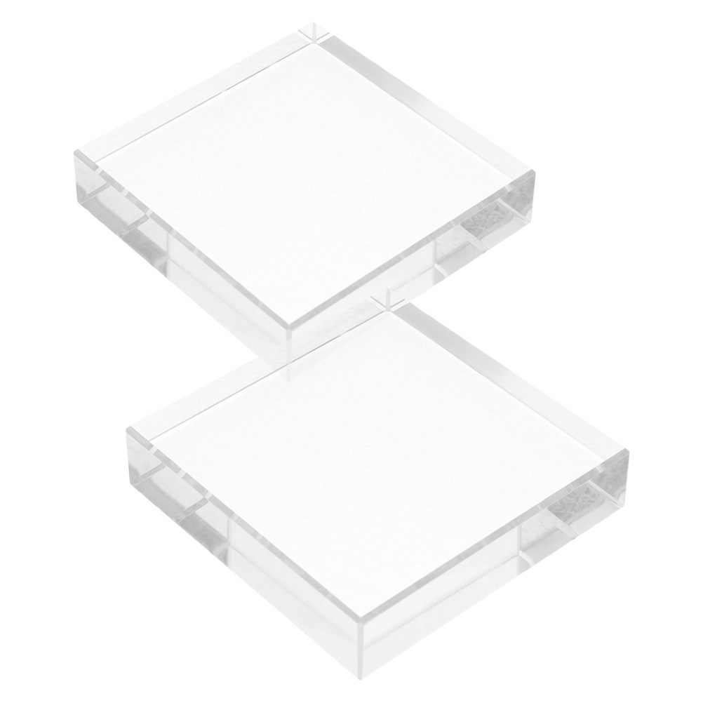 Paper Weight Crystal - Handgefertigter quadratischer Papiergewichter, transparent, elegant, dekorativer