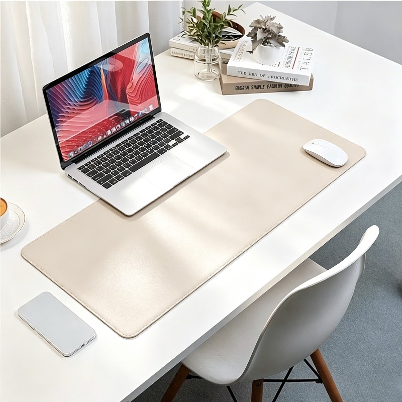 Leather Desk Pad - 1 Stück großes Mauspad aus Kunstleder,