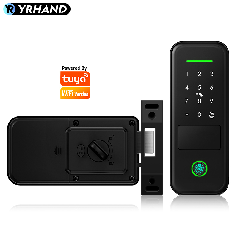 Letter Opener Brass - Tuya Smart Lock, wasserdichtes WLAN-Fingerabdruck-Türschloss, Smart