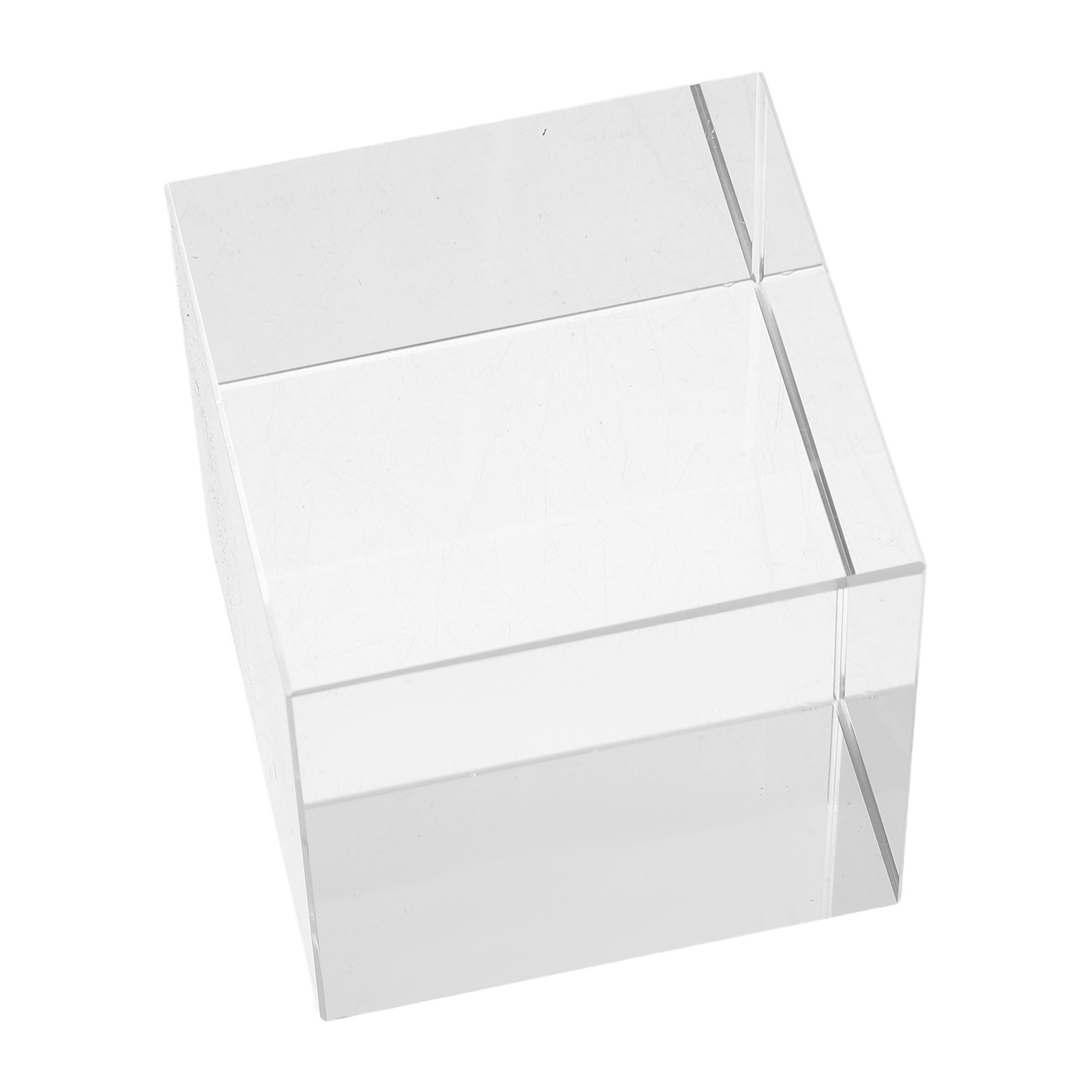 Glattes, quadratisches Kristal – Paper Weight Crystal Bewertung und Preis