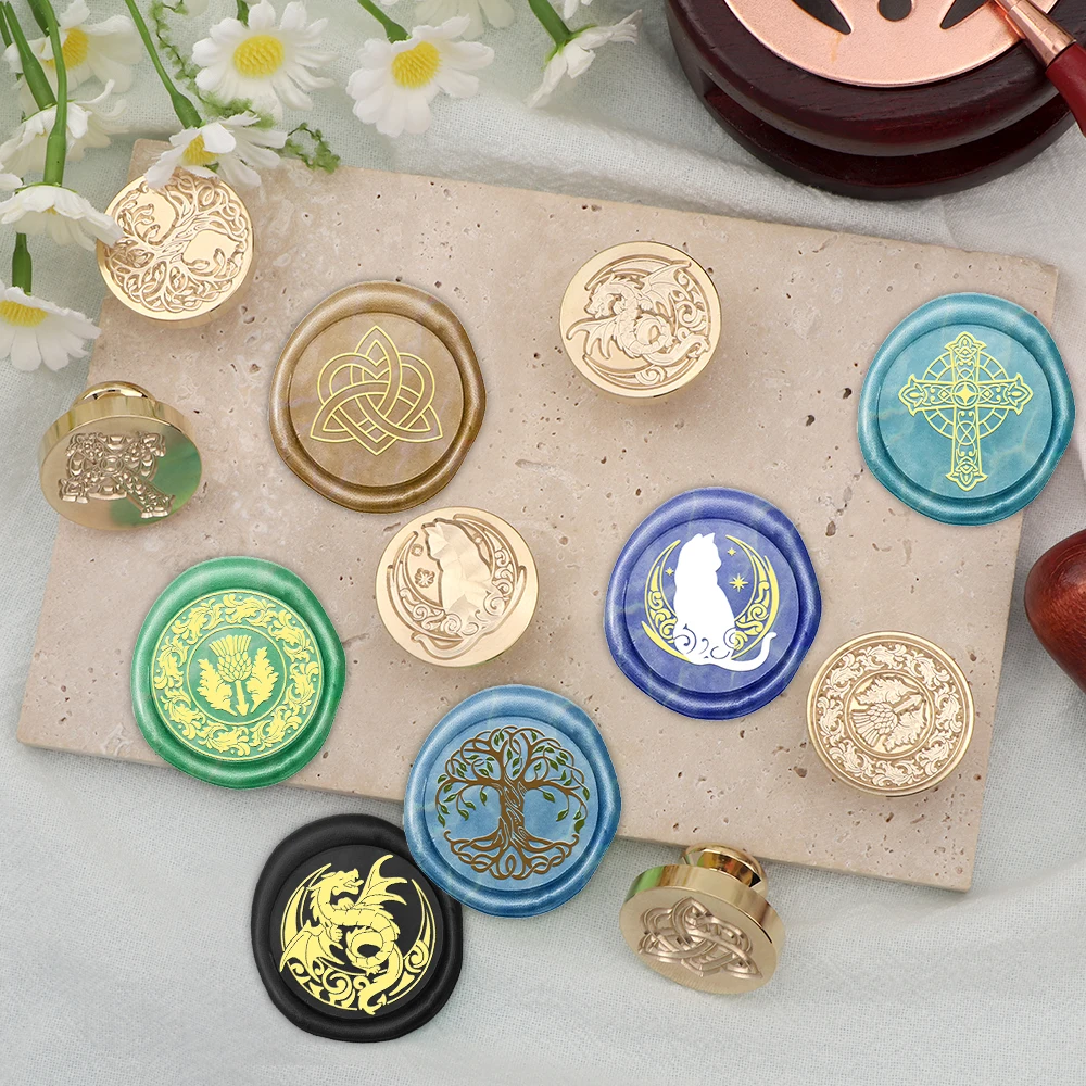Kreativer Mond-Kaninchen-Kreuz – Wax Seal Stamp Set Bewertung und Preis